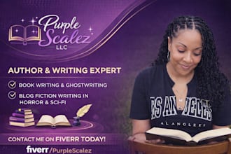 ghostwrite your book, ebook, or memoir as a published author