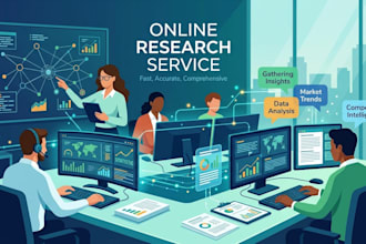 do online research and find competitors and suppliers