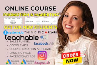 do udemy online course promotion, online course marketing funnel development
