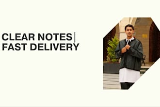 any document into clear and structured notes
