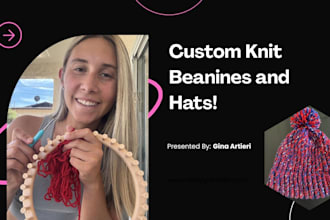 create you a custom knitted hat