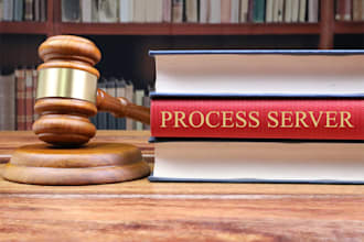 professionally serve legal documents as a process server