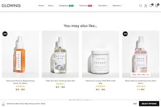 skincare shopify store beauty website skin care website shopify skin care store