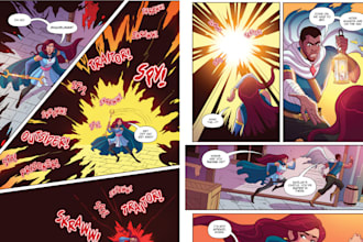 comic artist comic book illustration, comic book artist comic graphic novel
