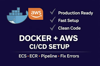 dockerize your application and create a production ready docker setup
