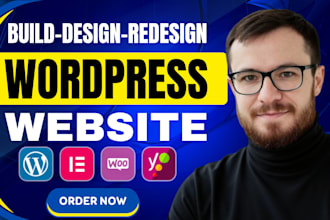 build wordpress business or blog website with elementor as a wordpress developer
