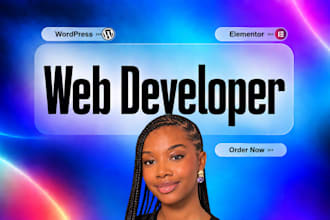 design ai wordpress website with elementor pro, business webdesign
