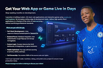 build custom saas web app or game with lovable ai