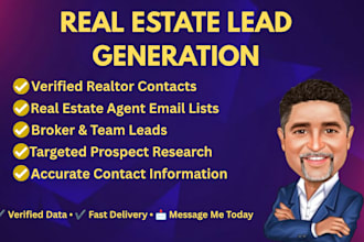 do real estate lead generation and verified realtor email lists