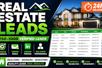 do real estate lead generation and verified realtor email lists