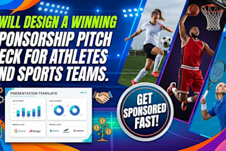 design a winning sponsorship pitch deck for athletes and sports teams