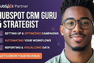be your hubspot CRM expert for setup, automation, and email marketing