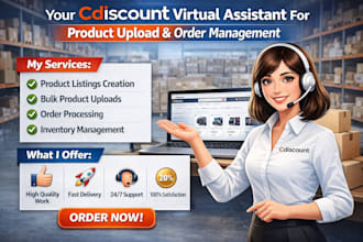 be your cdiscount virtual assistant for product upload and order management