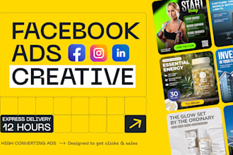 design facebook ads and social media ad creatives