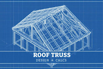 design your roof trusses with structural load calculations