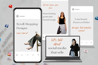 create social media posts, ad creative, facebook ad image, instagram designs