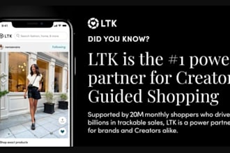 setup ltk, shopmy and manage creator account, design fashion collage