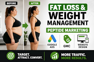 manage facebook ads campaigns google ads for weight loss peptide companies