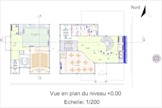 do autocad 2d floors plan