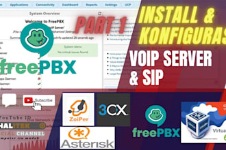 configure 3cx twilio ringcental asterisk fusionpbx freepbx system