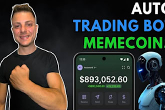 develop automated crypto trading bot, ai trading bot,memecoin bot, arbitrage bot