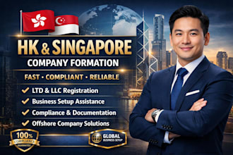 establish hong kong and singapore company registration with full compliance