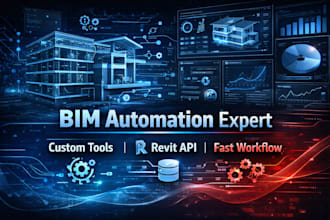 build bim automation tools using revit API and autocad API