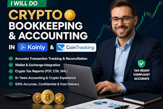 do crypto bookkeeping and accounting in koinly, cointracking