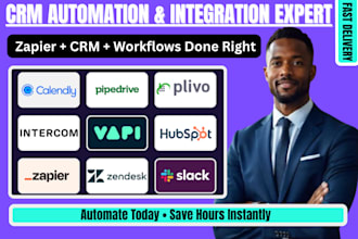 integrate zapier salesforce pipedrive crm zendesk intercom mailchimp asana gmail