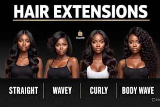 hair extension shopify store hair extension website hair extension beauty store