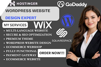build online webshop ecommerce store using woocommerce wordpress, wix or shopify
