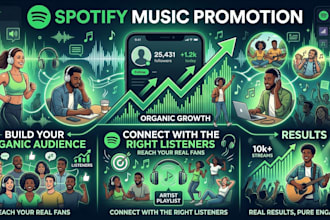 setup email marketing campaign to promote spotify music promotion