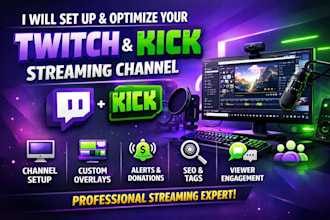 do twitch and kick channel promotion,live viewers