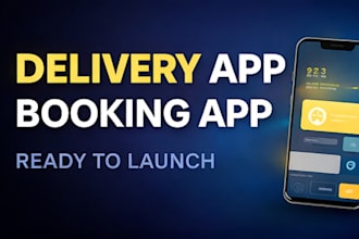 build food delivery, booking or ecommerce mobile app