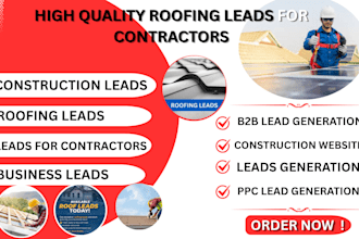 generate exclusive roofing and contractor leads with targeted b2blead generation