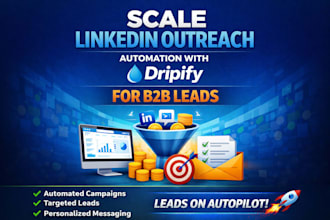 scale linkedin outreach automation with dripify for b2b leads