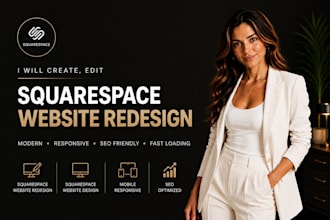 create,edit squarespace website redesign squarespace website design squarespace