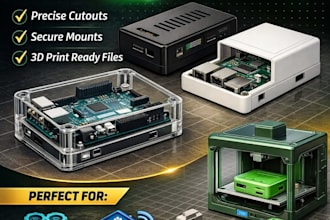 design simple pcb enclosure for 3d printing and prototyping