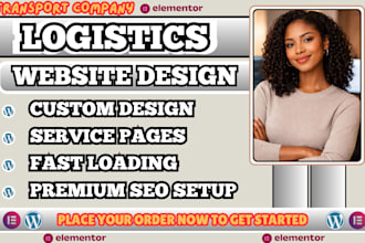 logistics website, transport company website, shipping website design, freight