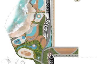 design 2d master plan landscape site
