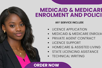 setup homecare, assisted living, licensing medicaid enrollment and policies