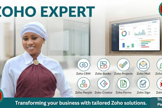 do zoho crm, zoho books, projects, mail, desk, people, creator, forms, sign, bug