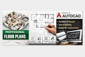 draw professional architectural floor plans in autocad