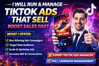 run tiktok ads campaign  manage tiktok ads  tiktok marketing  for more sales