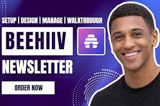 setup beehiiv newsletter beehiiv landing page design beehive website expert