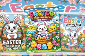 create easter coloring book pages