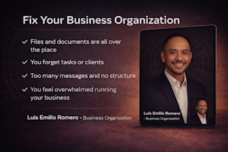 organize your business systems and workflow