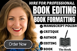 provide a professional manuscript polish and critique