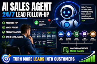 build ai sdr and ai sales agents with CRM automation