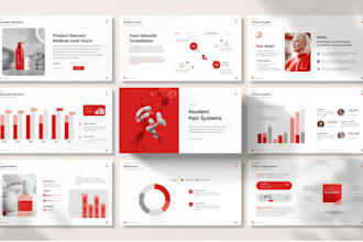 design premium powerpoint, company brand, business presentation, master slide